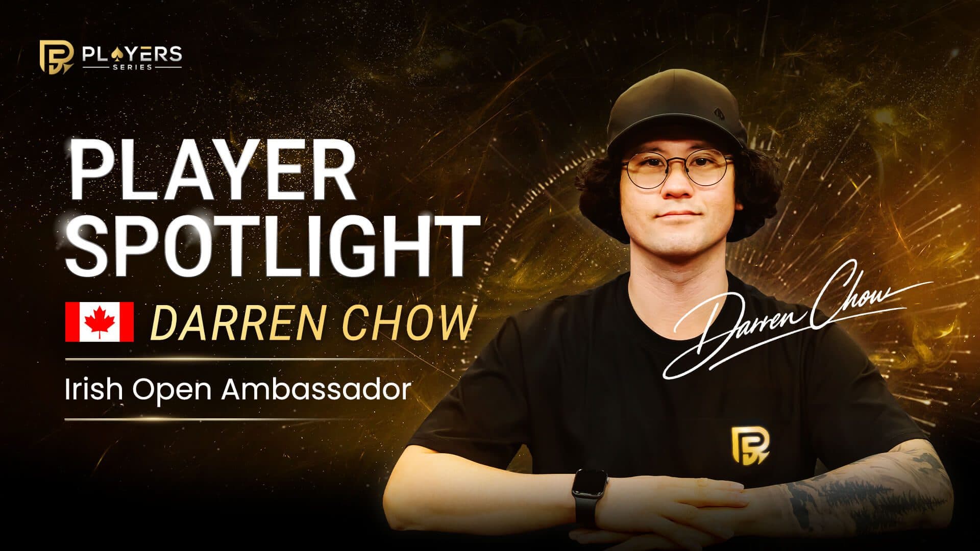 Darren Chow Carrying the Flag for Deaf Poker Community