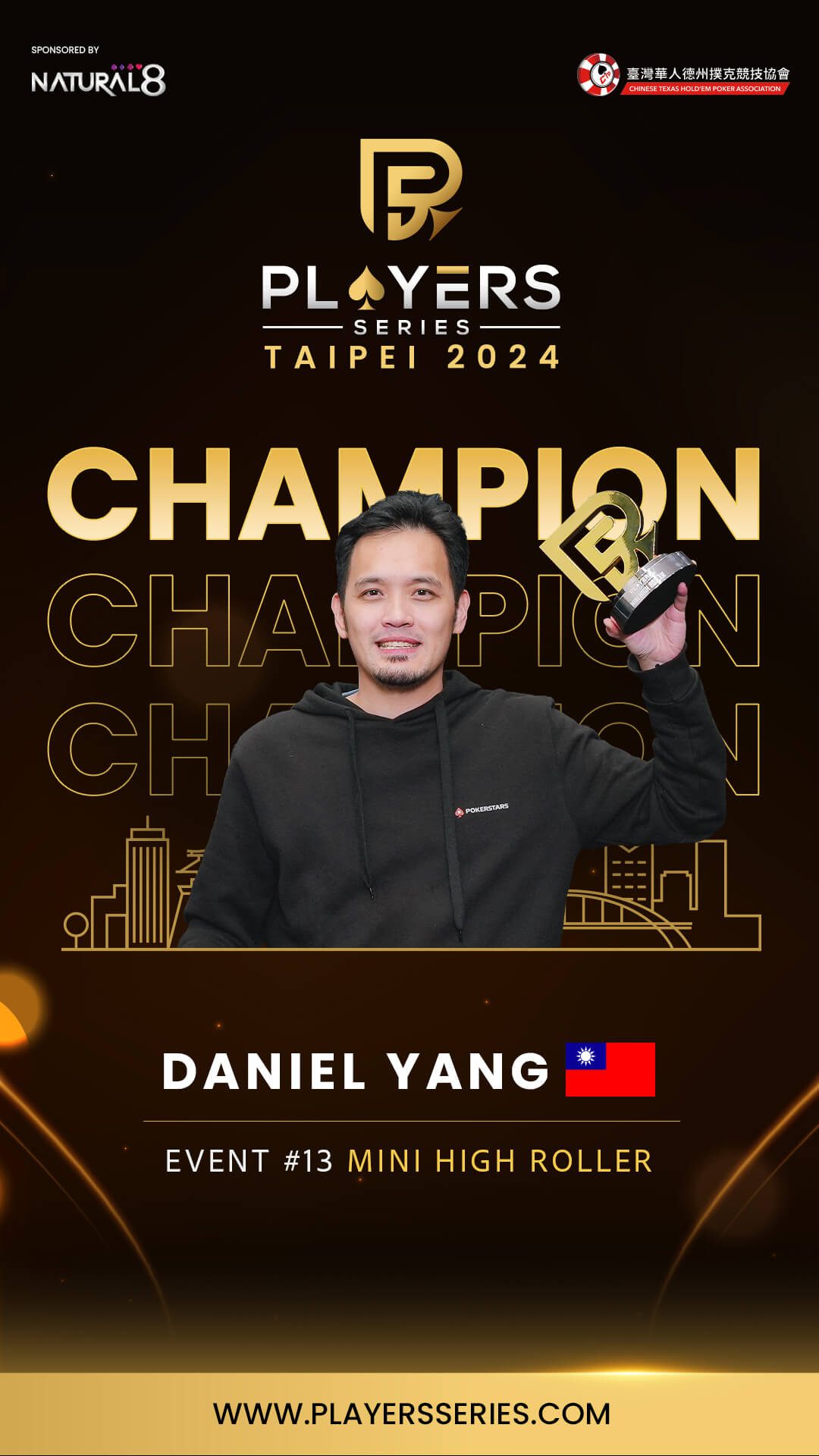 Daniel Yang Shiang-An, champion