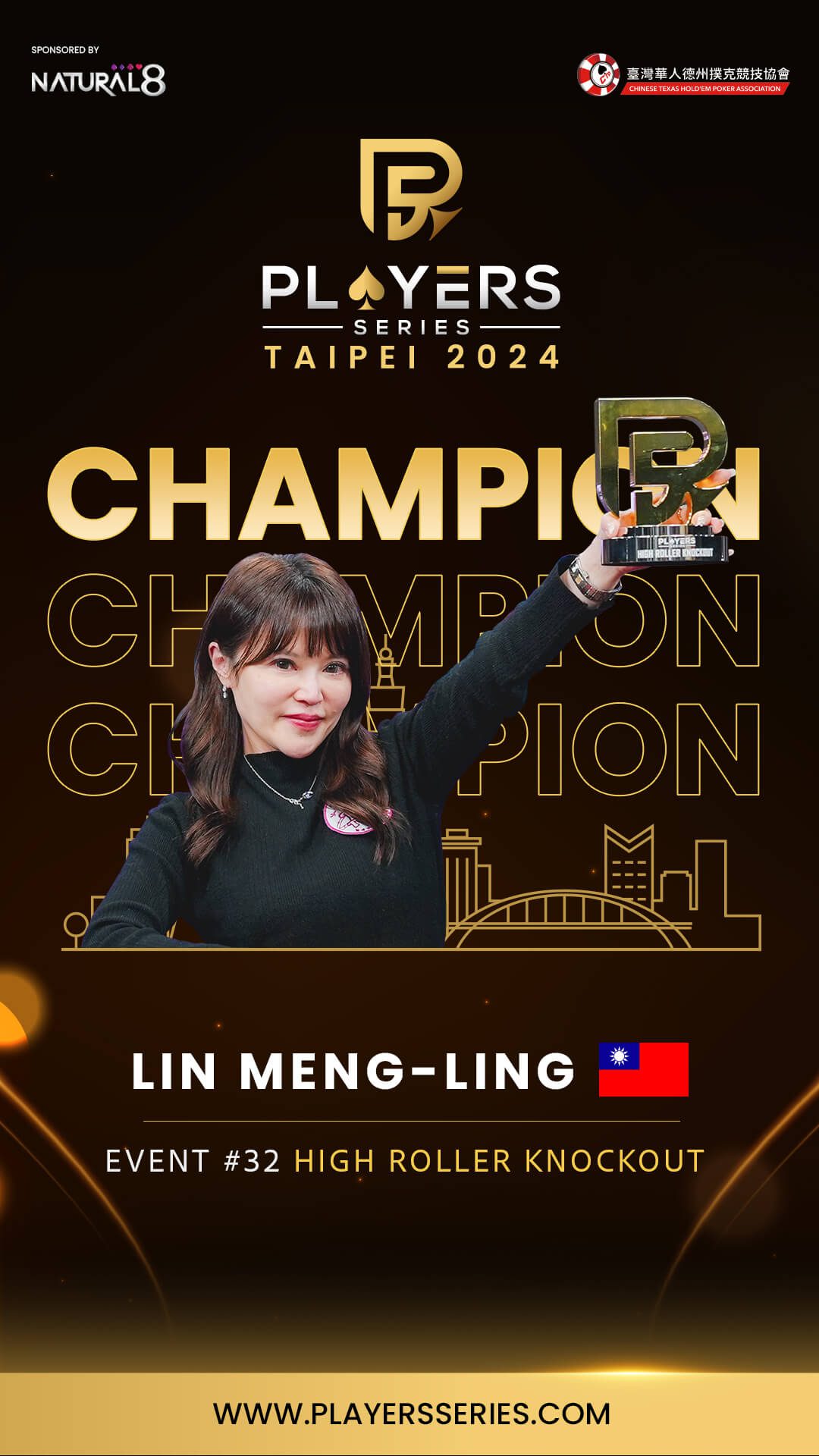 Candy Lin Meng-Lin, champion