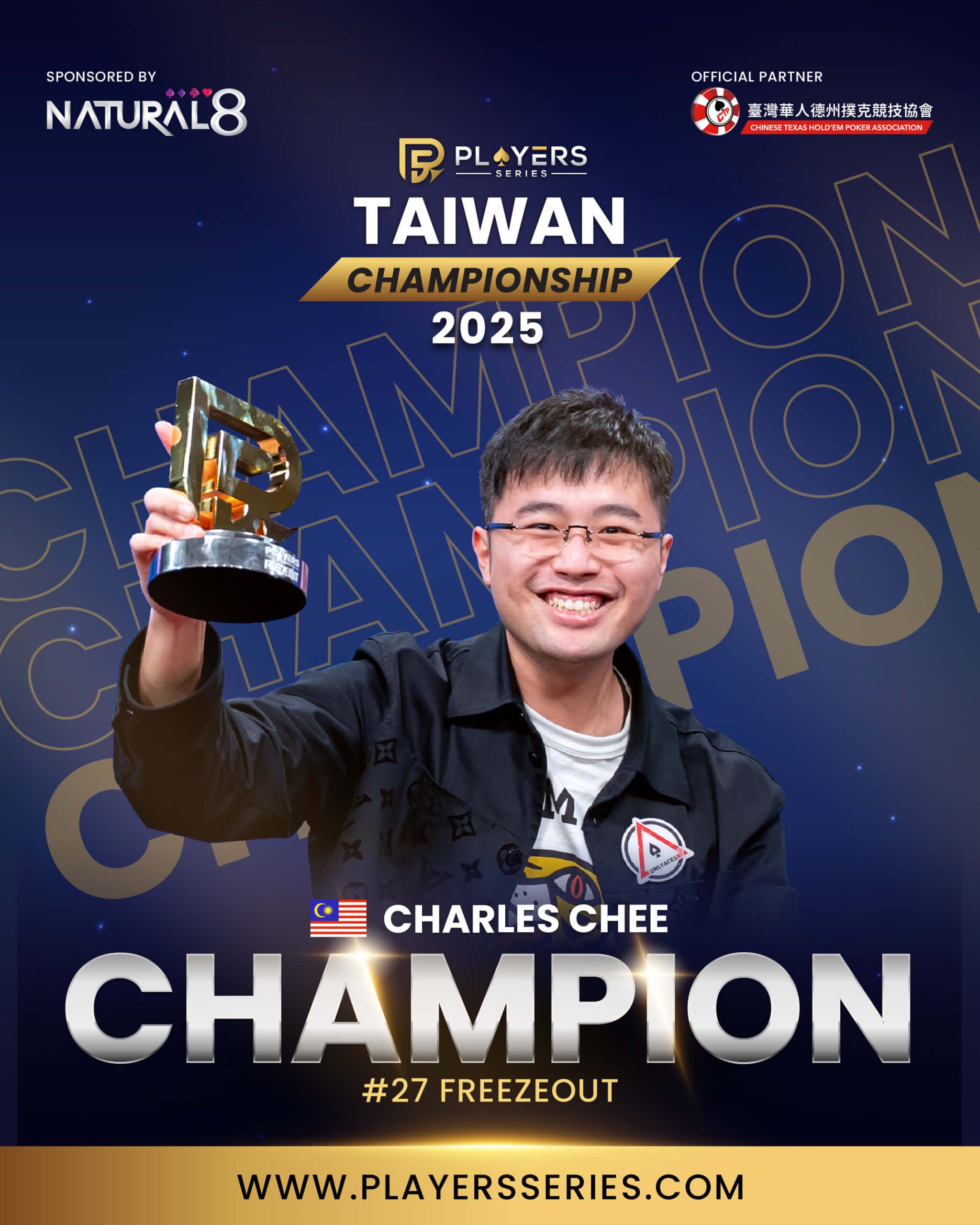 Charles Chee Kuo-Chen, champion