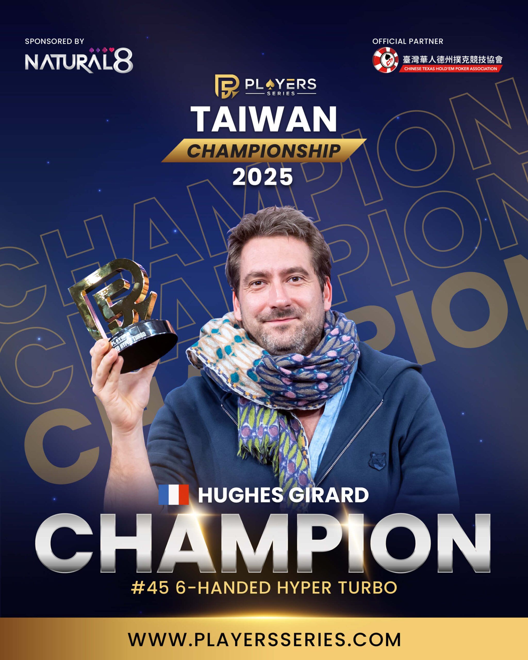 Girard Hughes, champion