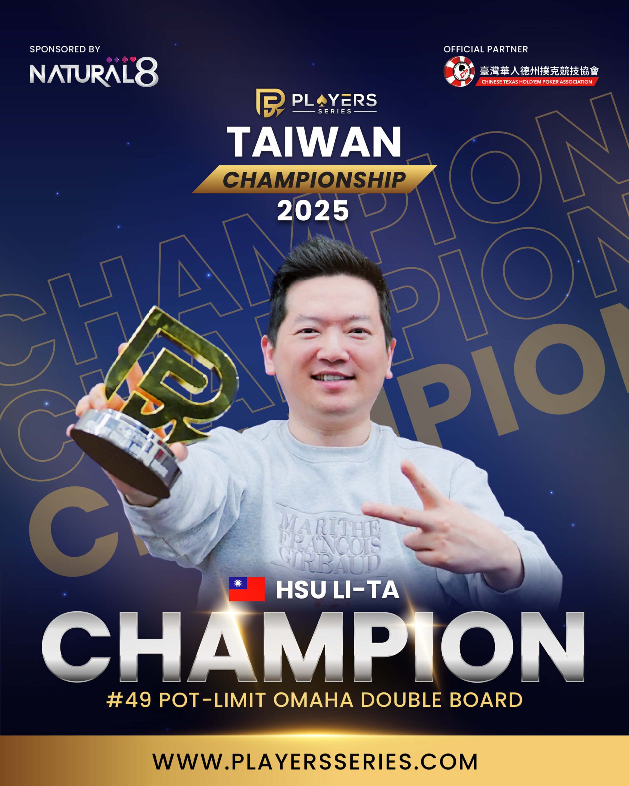 Hsu Li-Ta, champion