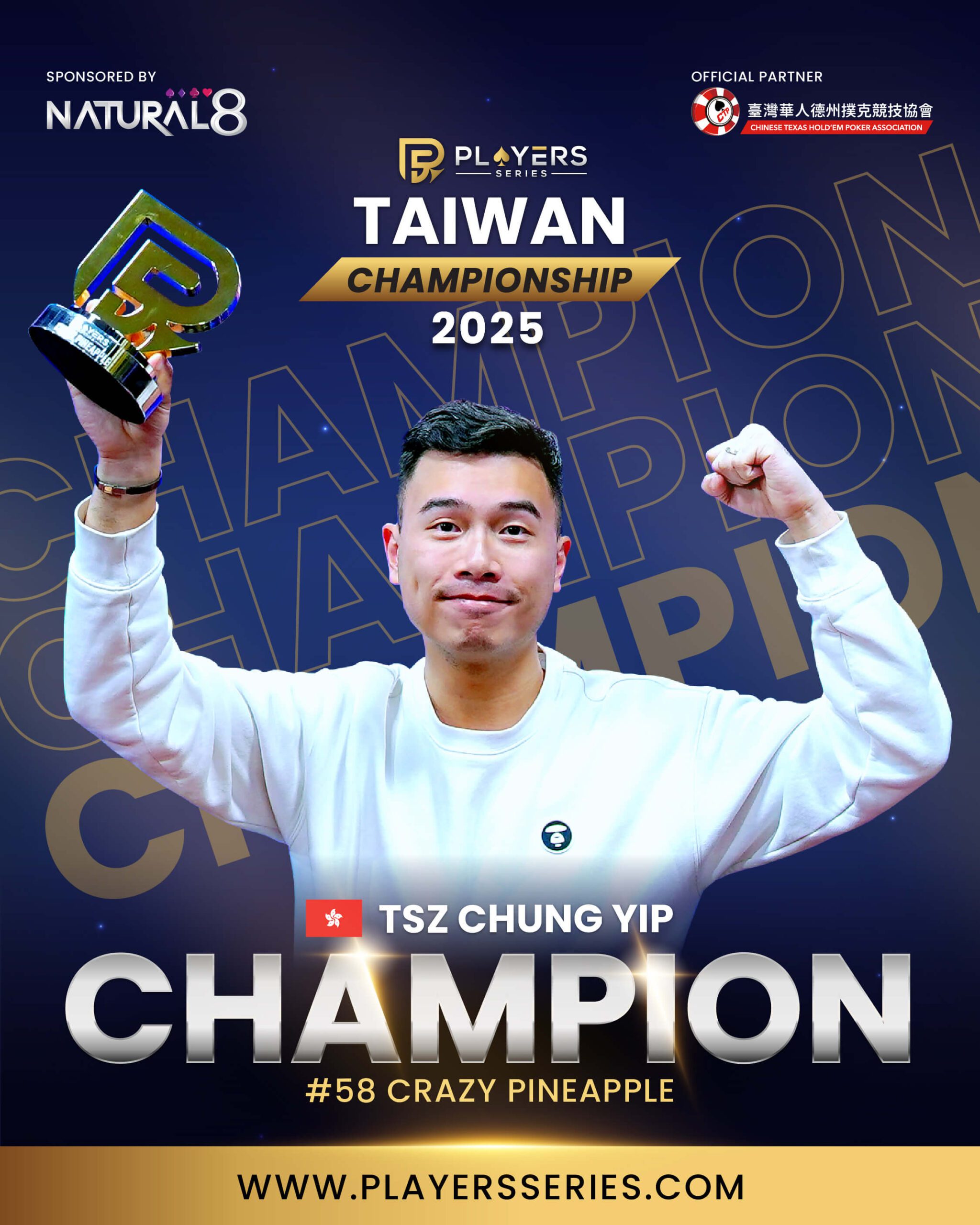 Yip Tsz-Chung, champion