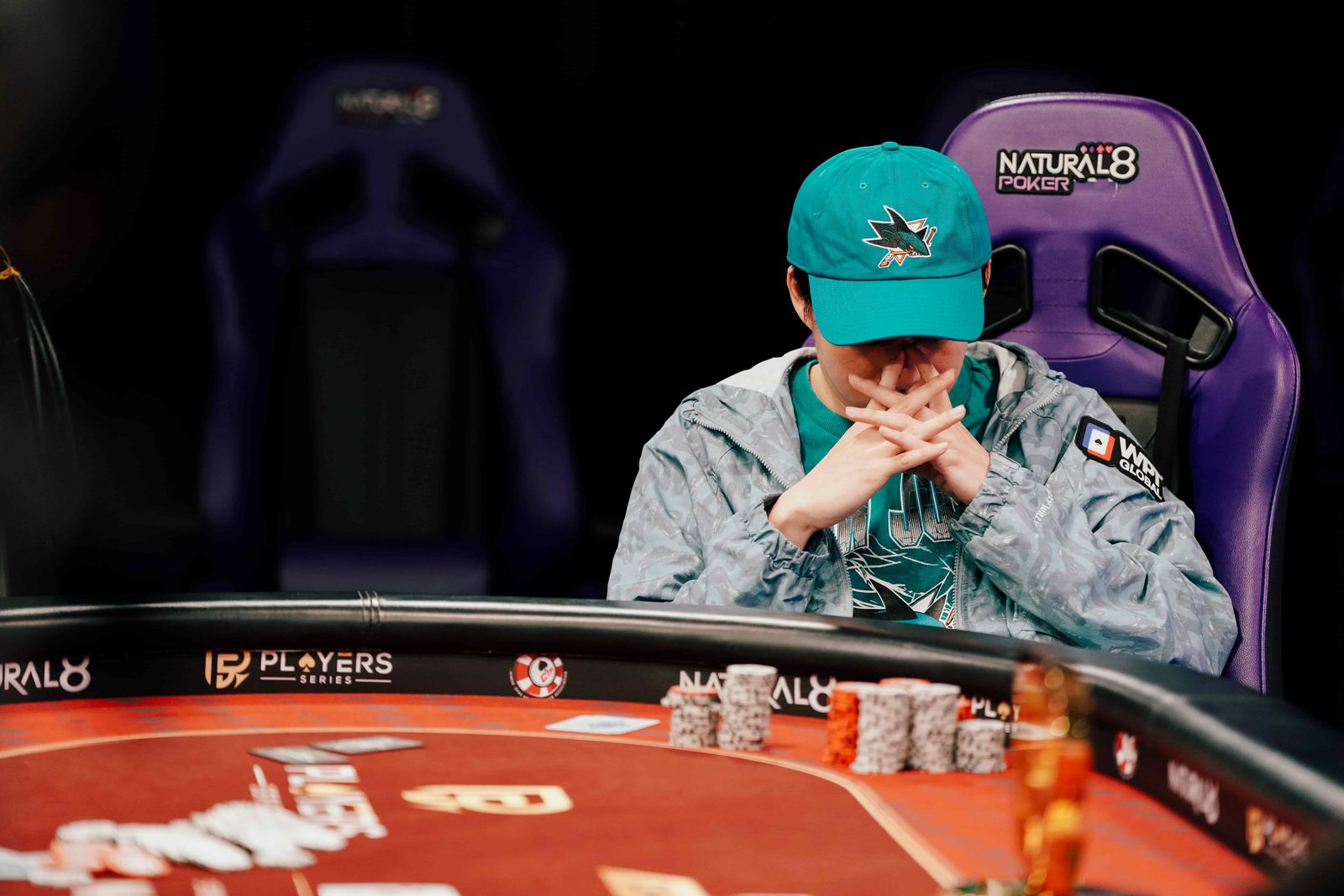 Chung Tang Lin tanking on the final hand